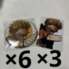 僕のヒーローアカデミア ホークス 缶バッジ ステッカーセット