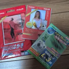 Canon PIXUS PH-101 Photo はがき 14枚、お試しL判✕6