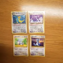 ポケカ(旧裏)ミュウ R団のミュウツー ナツメのフーディン初版 わるい