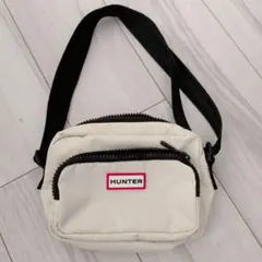 HUNTER ホワイト ショルダーバッグ