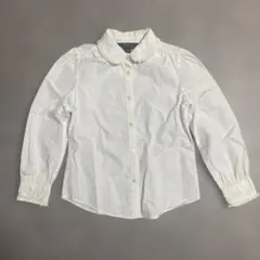 Polo Ralph Lauren フリル付きブラウス 白シャツ 120cm