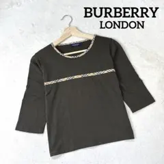 BURBERRY LONDON バーバリー 七分袖 カットソー カーキ