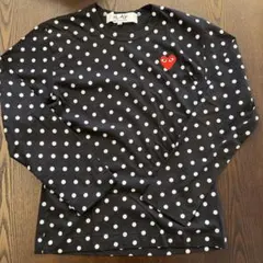 正規品　コムデギャルソン　PLAY ドット柄 長袖Tシャツ サイズXS