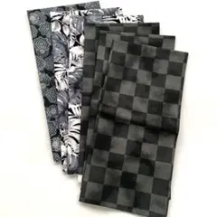 黒色系 生地 6枚セット