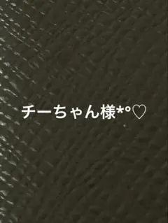 チーちゃん様*°♡