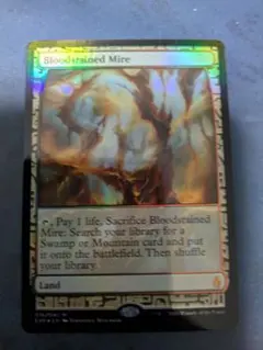 MTG 血染めのぬかるみ Foil 英語 DCI ② マジック：ザ・ギャザリング - ☆血染めのぬかるみ 英語1枚の通販 by