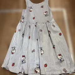 H&M ハローキティ ノースリーブワンピース 110