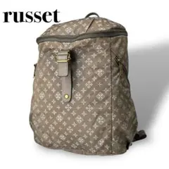 【美品】russet ラシット リュックサック ナイロン 総柄 5085のサムネイル