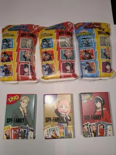 みんなでUNO SPY×FAMILY 第1弾＆第2弾 3種コンプリートセット