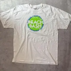 US古着☆ギルダンBEACH BASH Tシャツ ホワイト　L