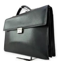 1*5様 LOEWE レザー ブリーフケース 黒 ビジネスバッグ