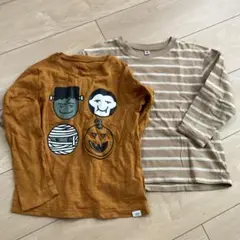 GAP ユニクロ 長袖Tシャツ 2枚セット 110