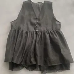 【ひっかけ傷あり】LEPSIM シアー刺繍アソートノースリーブ　チュニックのサムネイル