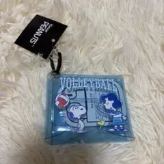 スヌーピー クリアマルチ SS バレーボール クリアポーチ マルチケース