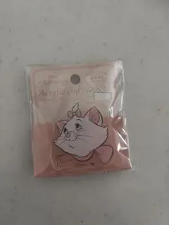 おしゃれキャットマリー アクリルクリップ ディズニー ピンク