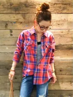 新品タグ付き★定価9,590円☆Ungrid　ヴィンテージソフトチェックシャツ