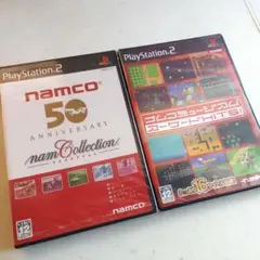 ☆PS2 ナムココレクション & ナムコミュージアム アーケードHITS! 新品