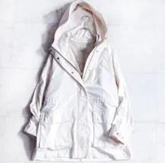 美品✨グリーンレーベルリラクシング ボアライナー付マウンテンパーカー アイボリー