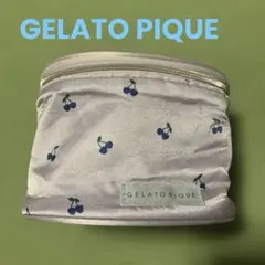 13日まで【GELATO PIQUE】ポーチ ピンク ブルーチェリーミニバニティ