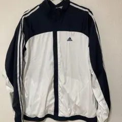 アディダス　adidas フルジップジャケット ネイビー/ホワイト