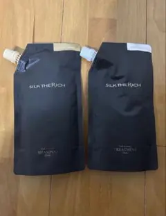 SILK THE RICH シャンプー トリートメント 詰替 黒