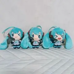 初音ミク デフォルメぬいぐるみマスコット 全3種