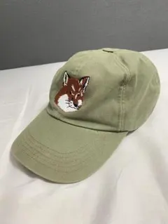 Maison Kitsune ラージフォックス エンブロイダリーキャップ