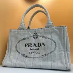 プラダ カナパ風　トートバッグ PRADA プラダ カナパ ショルダーバッグ トート バッグ デニム