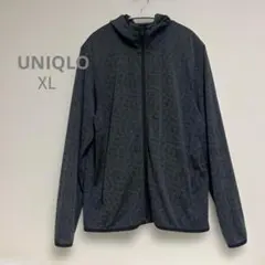 【UNIQLO】SPRZ NY ドライEXフルジップパーカ長袖　グレーXL 薄手