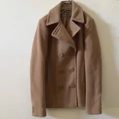 【マウジー】ダブルボタンピーコート Pコート ショートコート アウター M