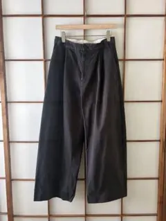 ハグオーワー cloth&cross ベイカーバレルパンツ 雅姫 グレーデニム