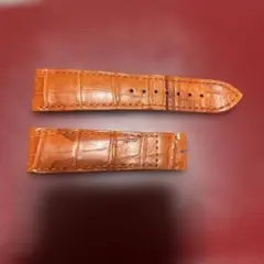 Cartier カルティエ 純正 レザーベルト オレンジ