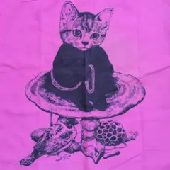 ボリス雑貨店　ヒグチユウコ　猫　 ピンクエコバッグのサムネイル
