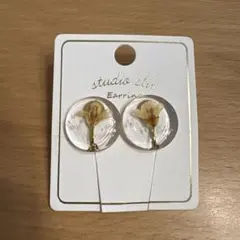 studio clip フラワー入りイヤリングのサムネイル