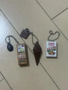 ミニチュア食品キーホルダーセット