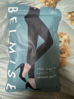 BELMISE スリムレギンス マリンネイビー