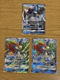 ケルディオ　スイクンGX RR SM12a TAG TEAM GX