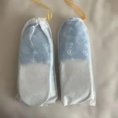 【子供用】ディズニー　ホテル　アメニティ　スリッパ　ミッキーマウス 青 収納袋付