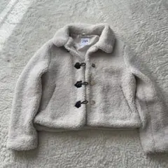 ZARA ボアジャケット Mサイズ クリーム色