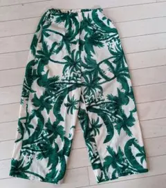 パームツリー柄ロングパンツ 100cm以上