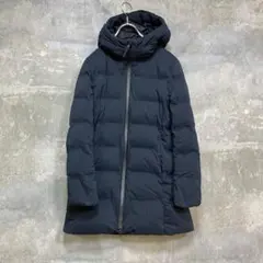 UNIQLO◆シームレスダウンコート　レディース　ネイビー　M s1 e28