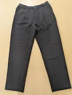 ★美品★　evam eva　ブラック　ワンタックスラックス