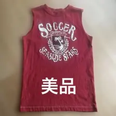 美品　GAP ノースリーブ タンクトップ レッド 140cmのサムネイル