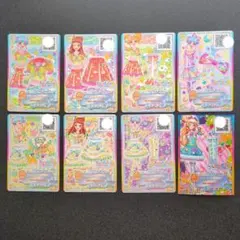 アイカツカード　アイカツスターズ　花園きらら　早乙女あこ　8枚セット