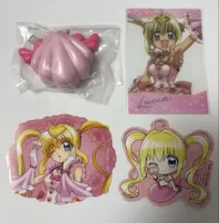 ぴちぴちピッチ　るちあ　まとめ売り　クリアカード　コンパクトミラー　ステッカー