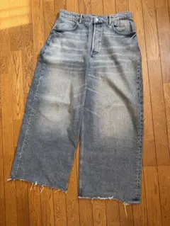 ZARA ワイドレッグデニム EUR 44