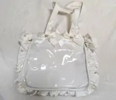 ザッカマート A4 痛バッグ　白