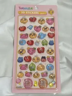 【新品】たまごっち　めめっち　ボンボンドロップシール　3Dシール