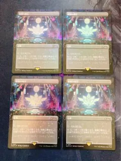 【初音ミクfoil】演劇の舞台　日本語　4枚セット