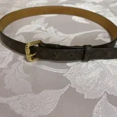 LOUIS VUITTON ルイヴィトンレザーベルトモノグラム 90/36 美品 - メルカリ